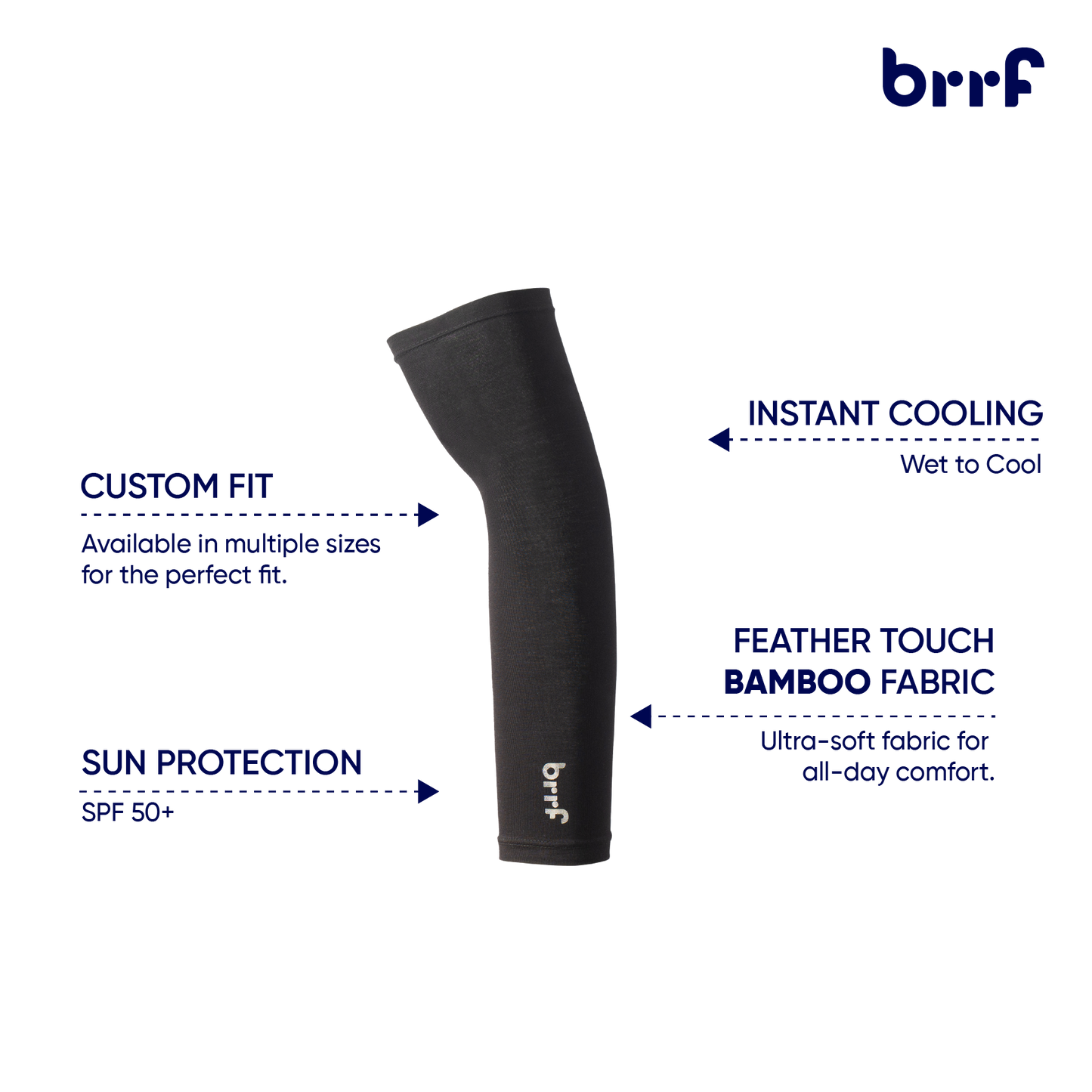 Bamboo Cooling Arm Sleeves/Sun Sleeves