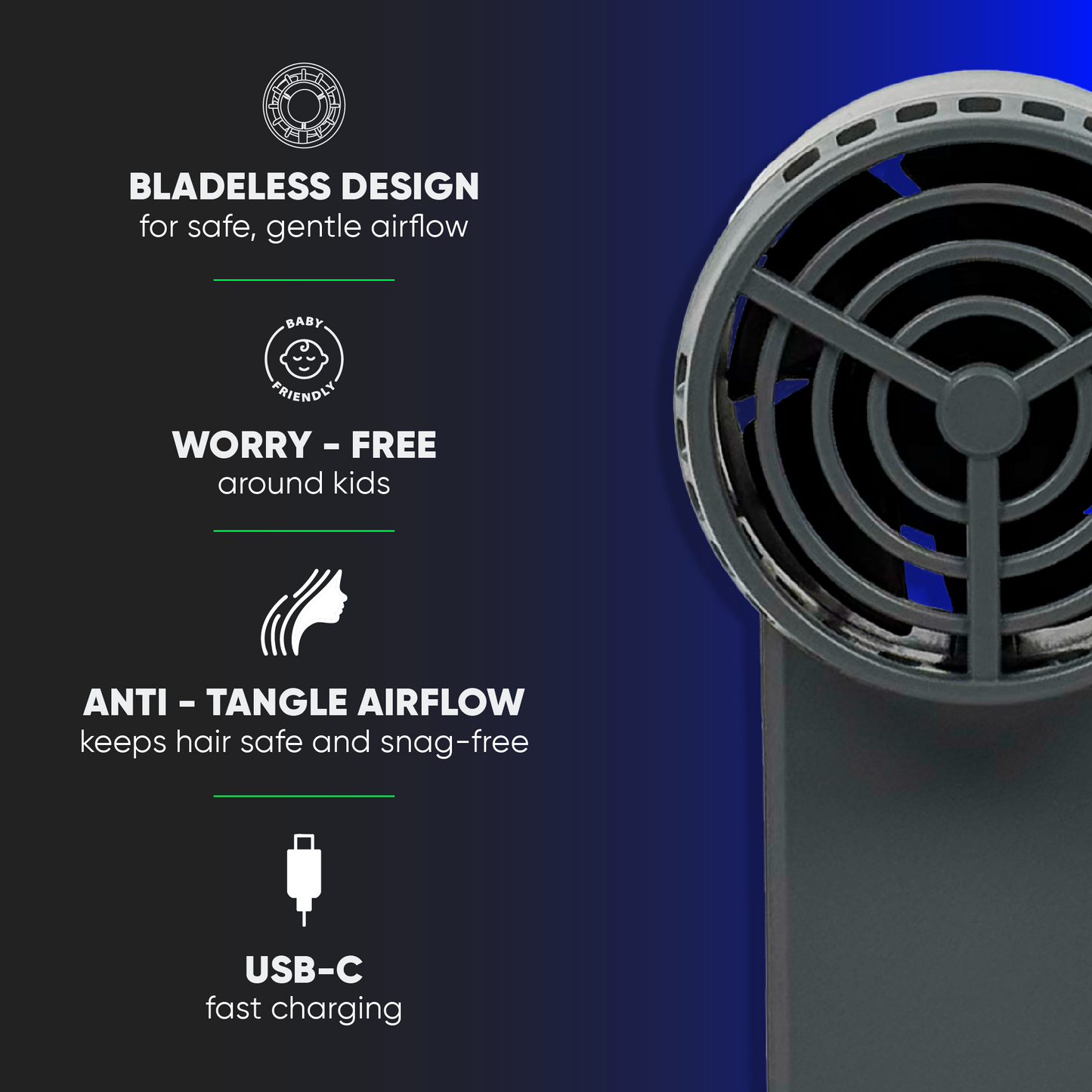brrf Tiny Turbo Bladeless Fan