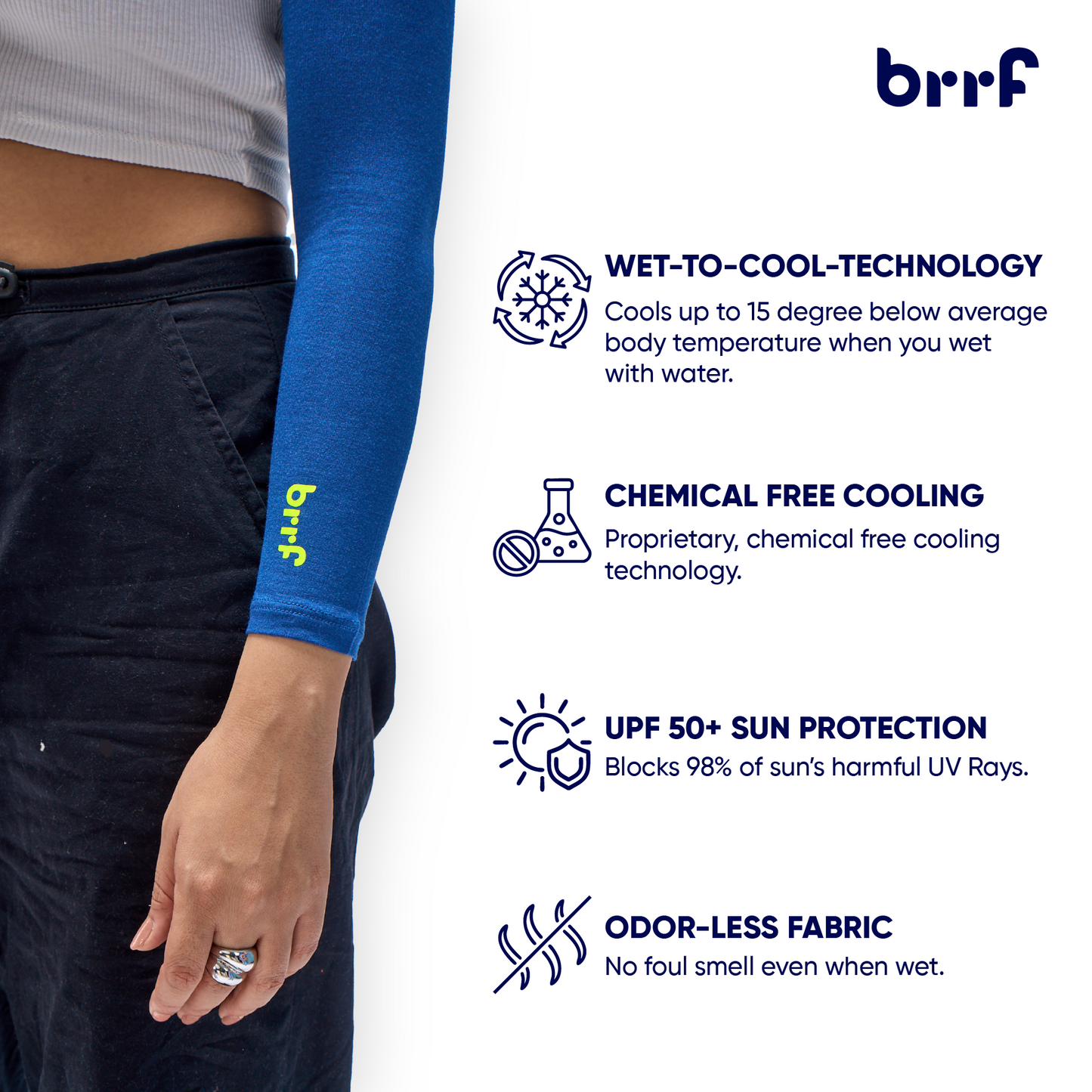 Bamboo Cooling Arm Sleeves/Sun Sleeves