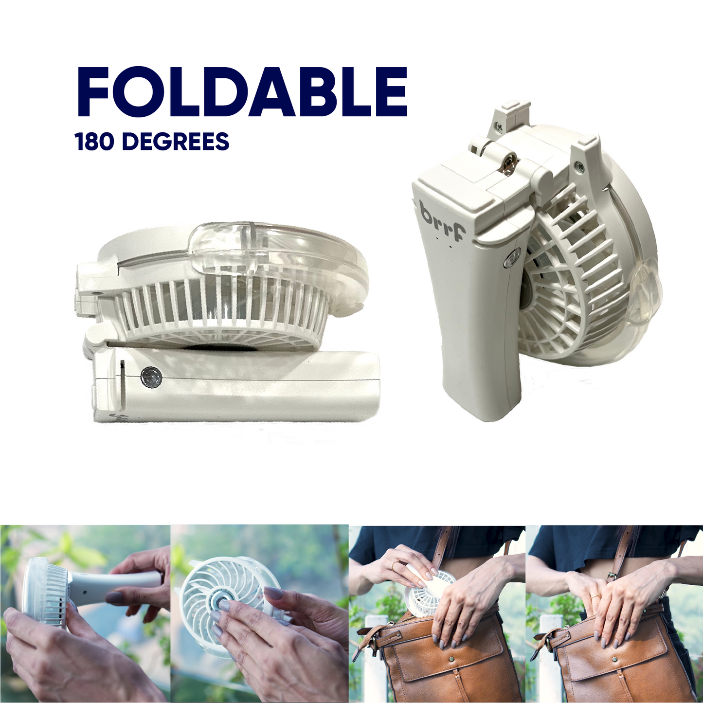 brrf Handheld Misting Fan