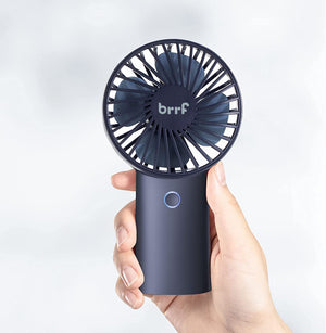 Open image in slideshow, brrf Mini Thunder Handheld Fan (upto 18 hours running) USB Rechargeable 4000 mAh battery operated Portable Fan, Desk Fan, Carry it anywhere
