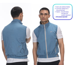 Air-Conditioned Clothing - Cotton - brrf Pro+ (with 10000 mAh Power Bank Included)