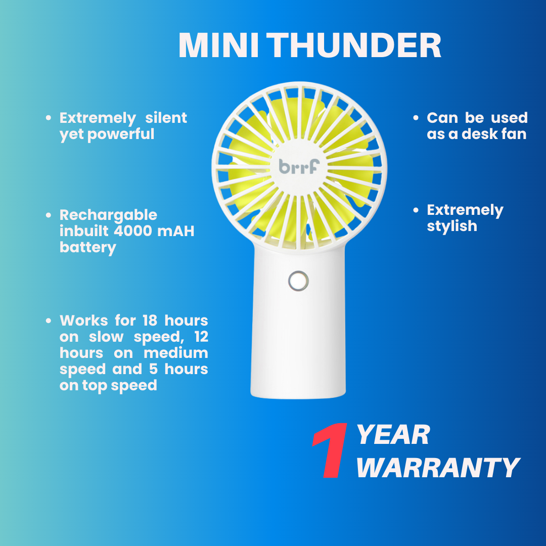 brrf Mini Thunder Handheld Fan