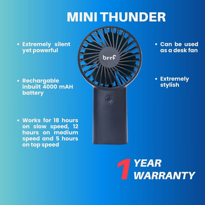 brrf Mini Thunder Handheld Fan