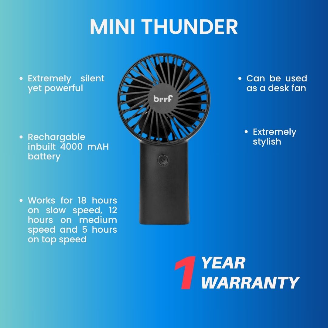 brrf Mini Thunder Handheld Fan