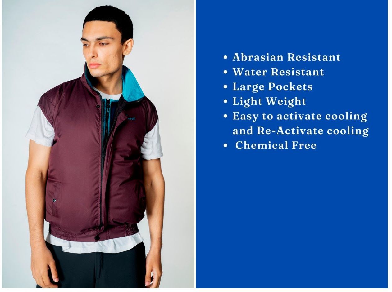 Combo Pack of Air-Conditioned Jacket (5V) + Cooling Vest