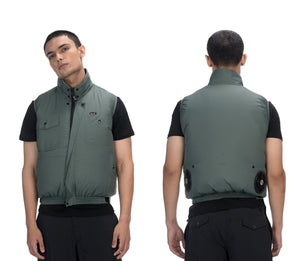 Open image in slideshow, Combo Pack of Air-Conditioned Jacket (5V) + Cooling Vest

